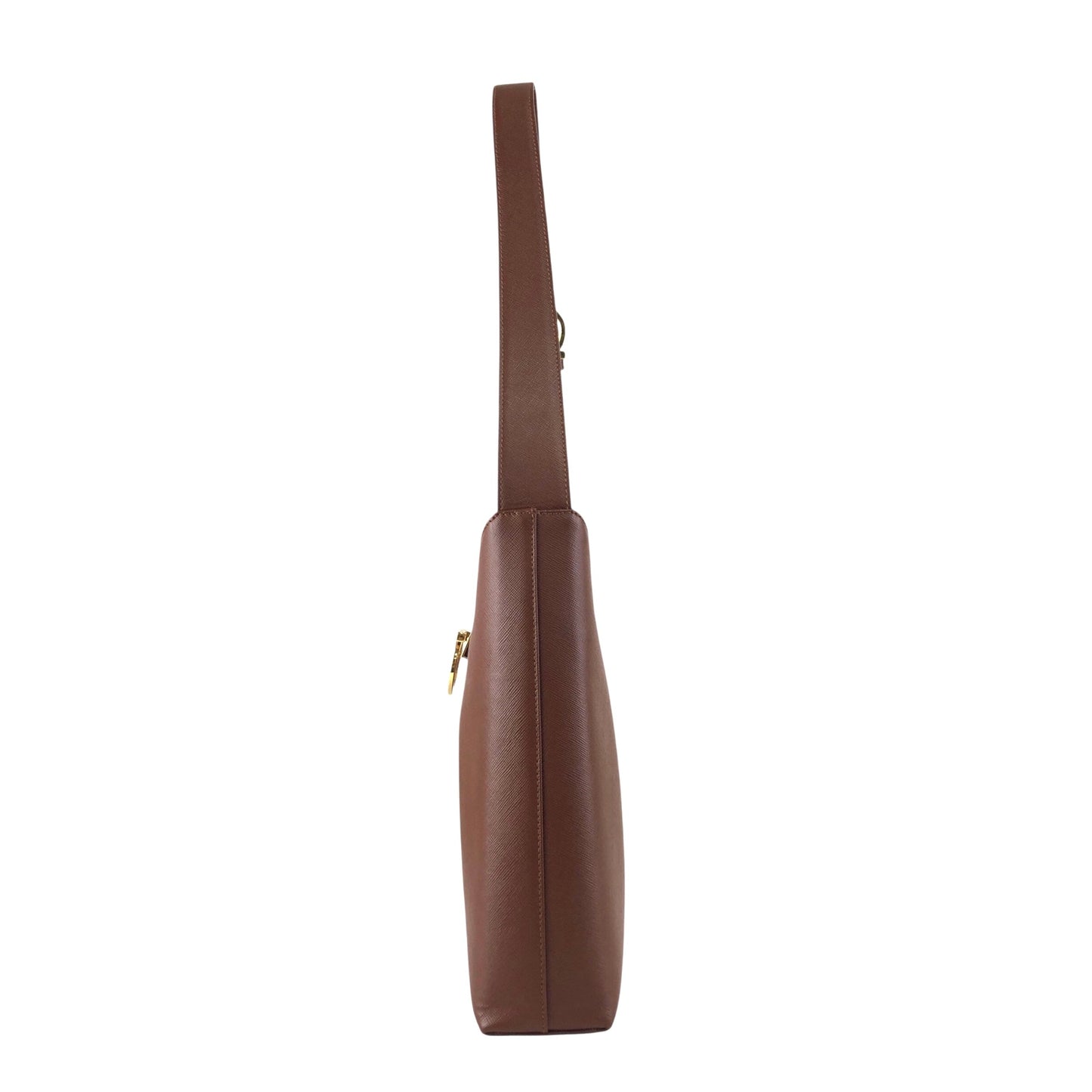 Salvatore Ferragamo Gancini Shoulder bag Brown Vintage xfdst7
