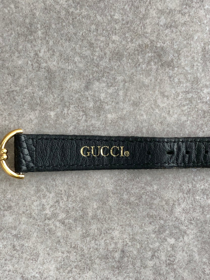 GUCCI Quartz Watch Black 6000.2l Vintage x5a7k2