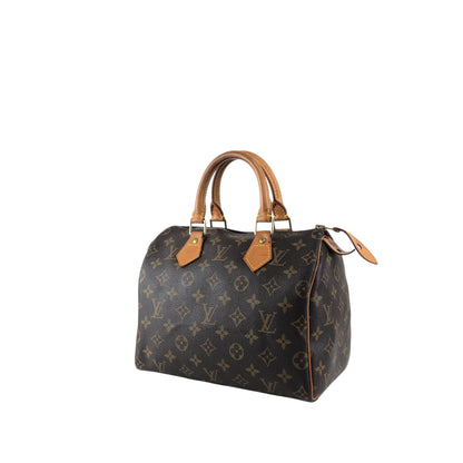 LOUIS VUITTON Monogram Small Boston bag Handbag Brown Vintage szn2aw