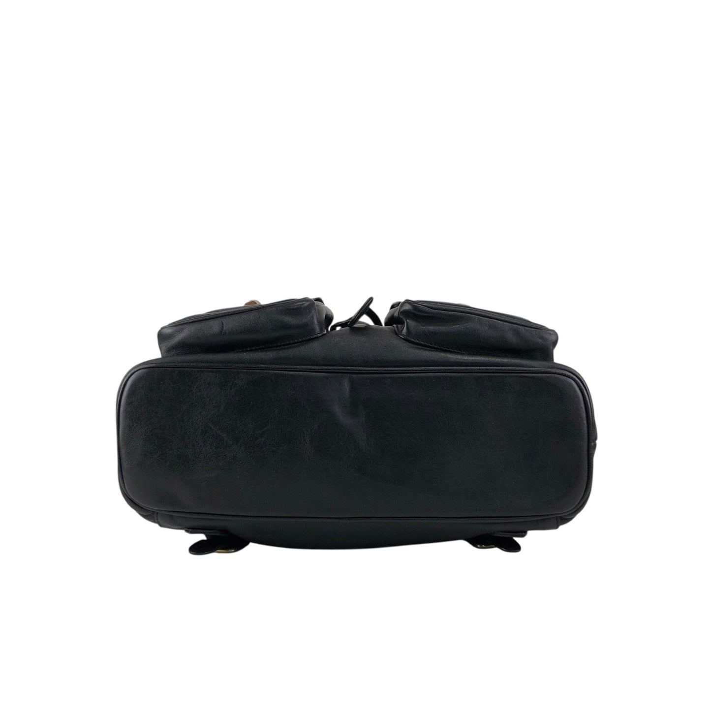 GUCCI Bamboo Backpack Black Vintage thtsm7