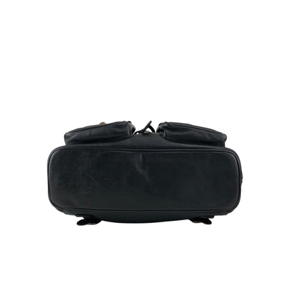 GUCCI Bamboo Backpack Black Vintage thtsm7