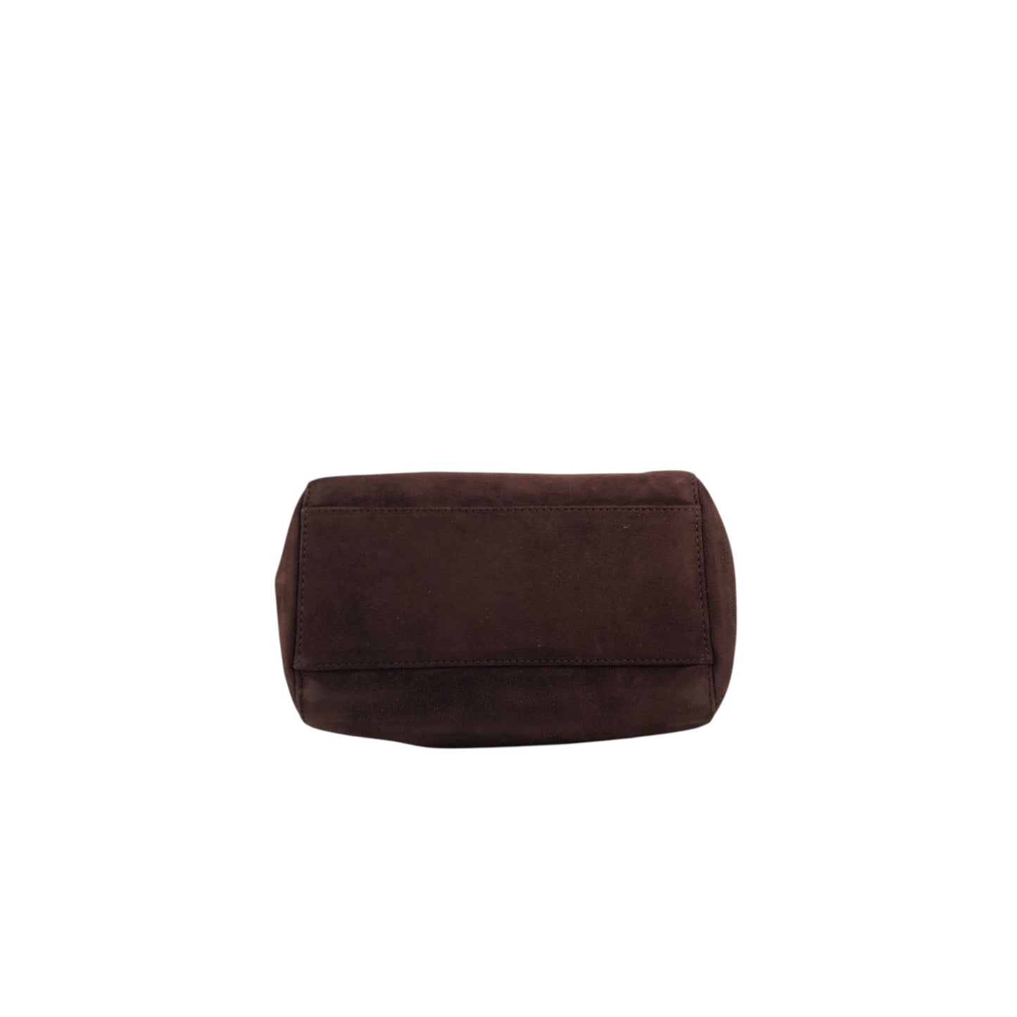 PRADA Logo Handbag Brown Vintage 8st8tj