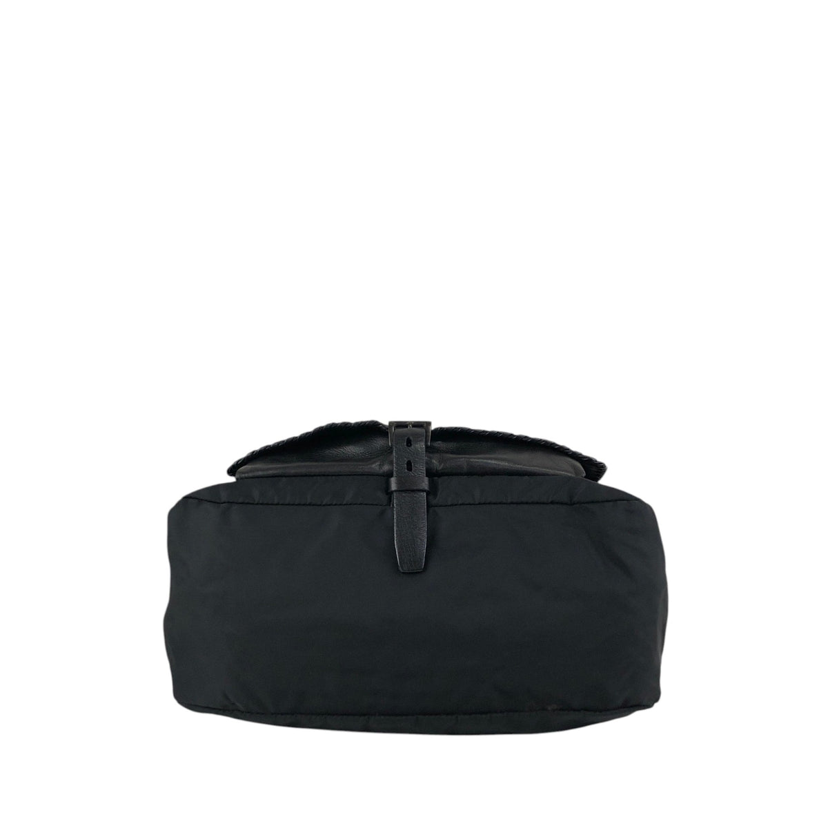 PRADA Triangle Logo Shoulder bag Black Vintage g37esw