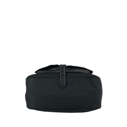 PRADA Triangle Logo Shoulder bag Black Vintage g37esw
