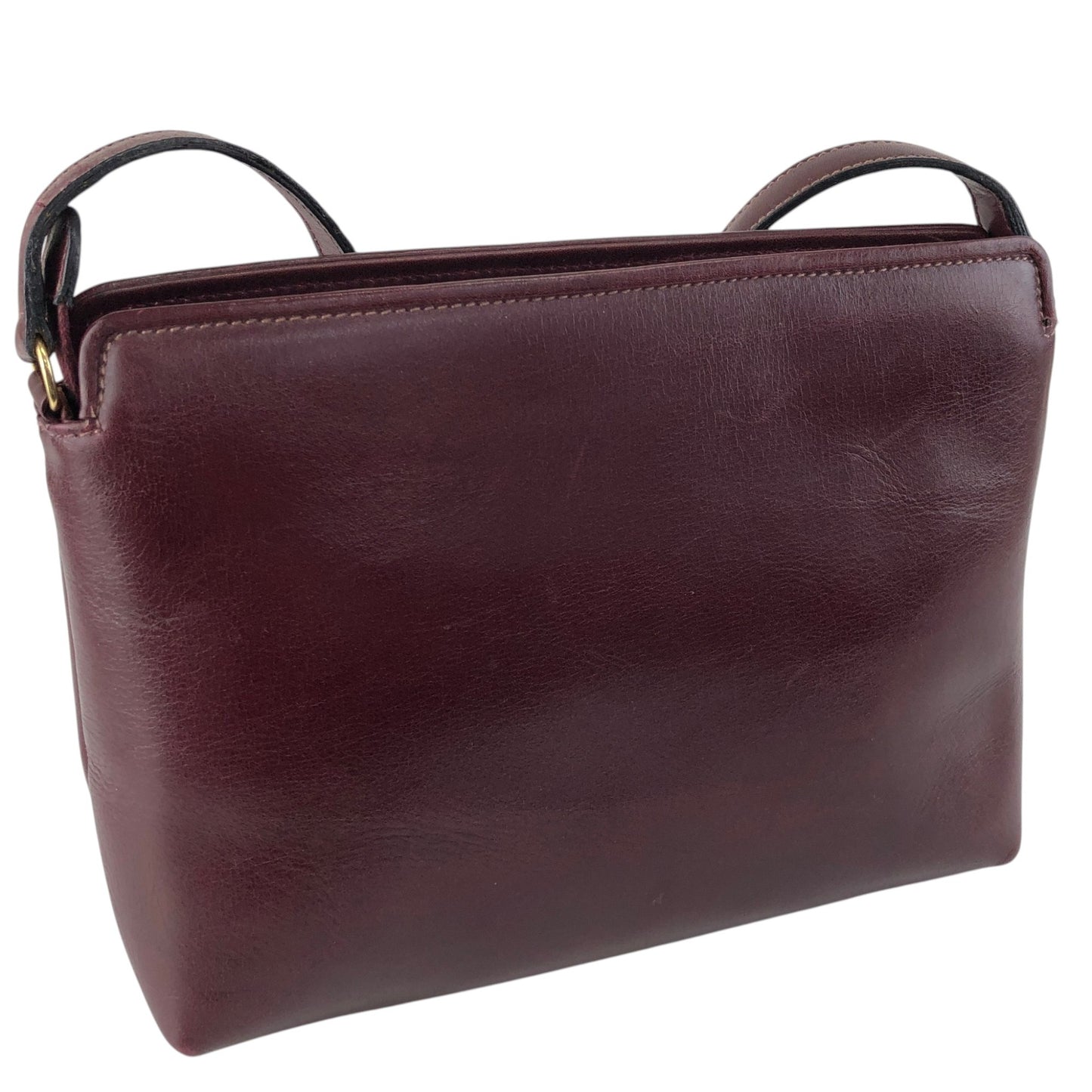 CELINE Triomphe Shoulder bag Bordeaux Vintage a62ugb