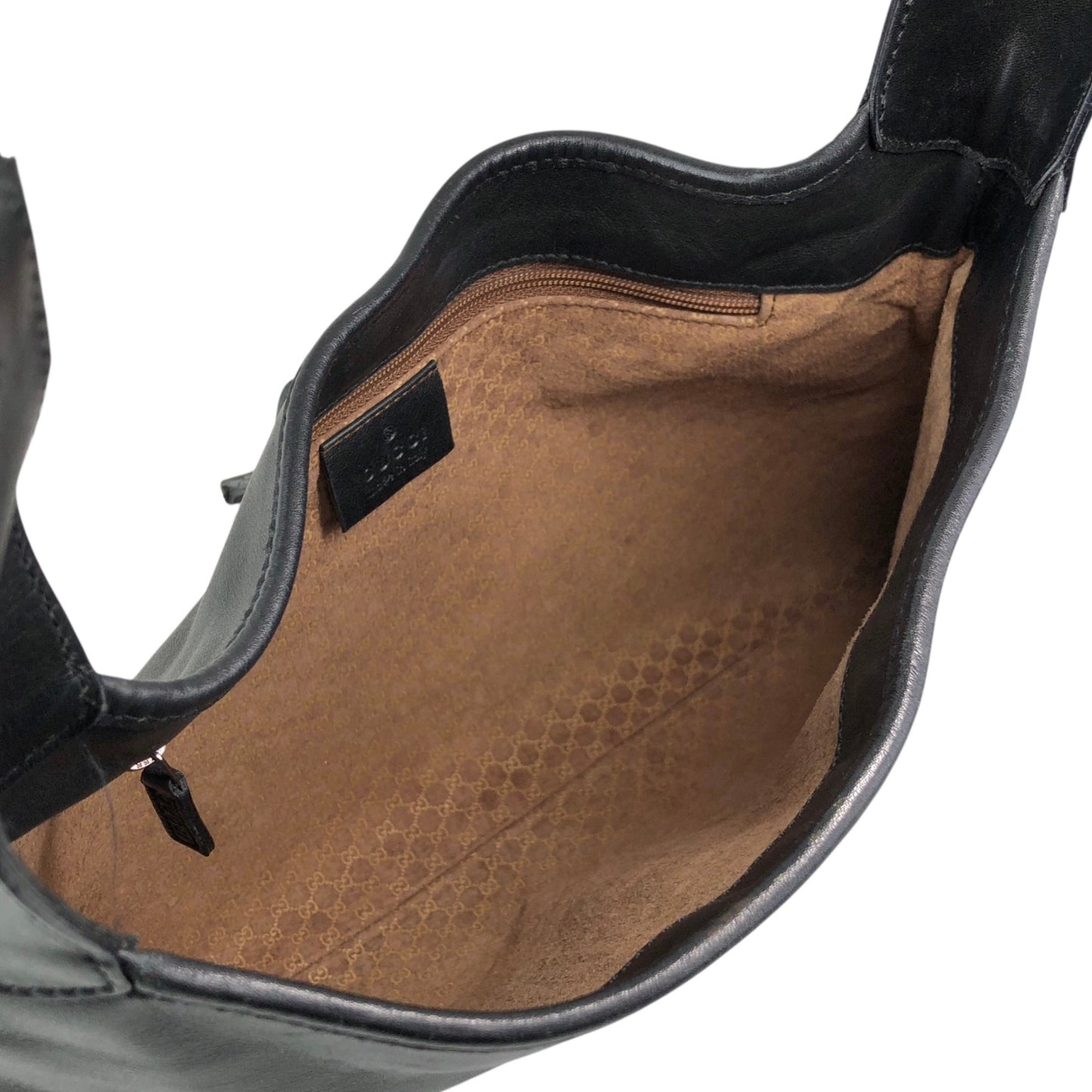 GUCCI Jackie Shoulder bag Black Vintage zv8n2e