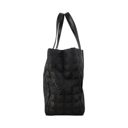 CHANEL New Travel Line Totebag Brown Vintage fxv5jr