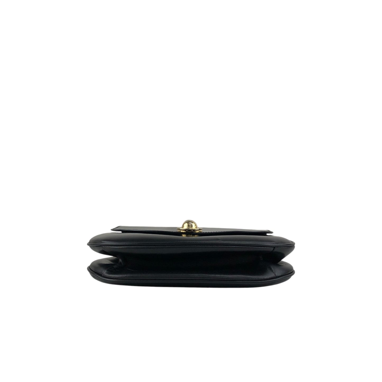 CELINE Starball Top Handle Handbag Black Vintage idde2j