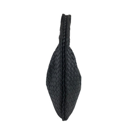 Bottega Veneta Intrecciato Shoulder bag Hobobag Black Vintage 8utm5a