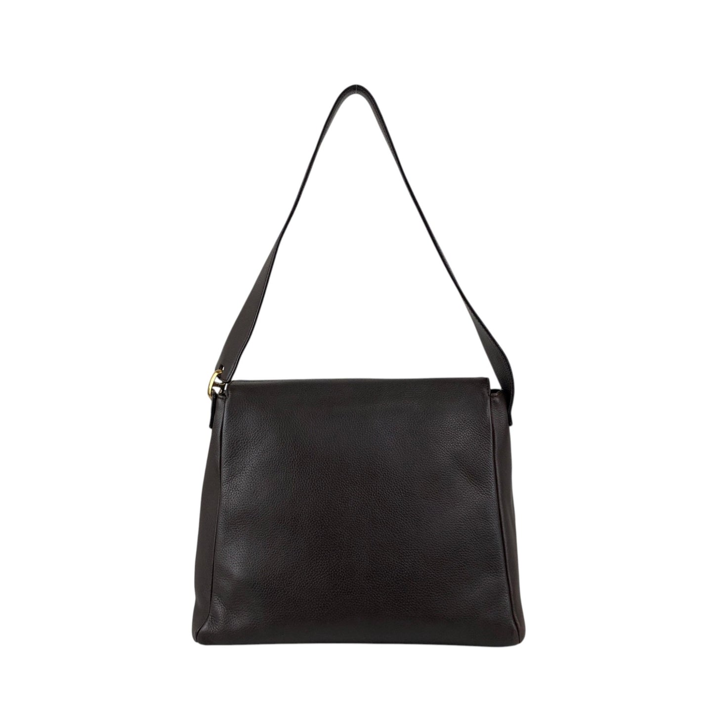 LOEWE Logo Shoulder bag Dark Brown Vintage siikib