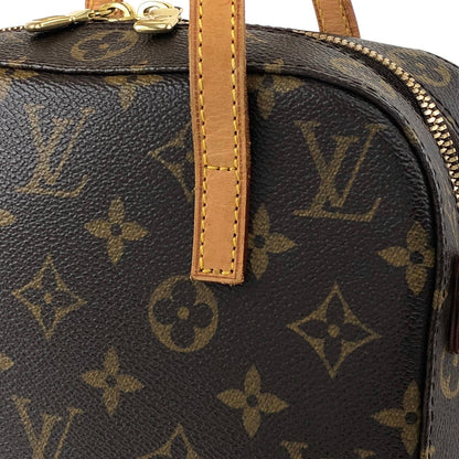 LOUIS VUITTON Monogram Two-way Handbag Shoulder bag Brown M47500 Vintage 8y7es4