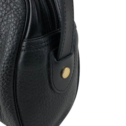Christian Dior CD Logo Shoulder bag Black Vintage uh6gdz