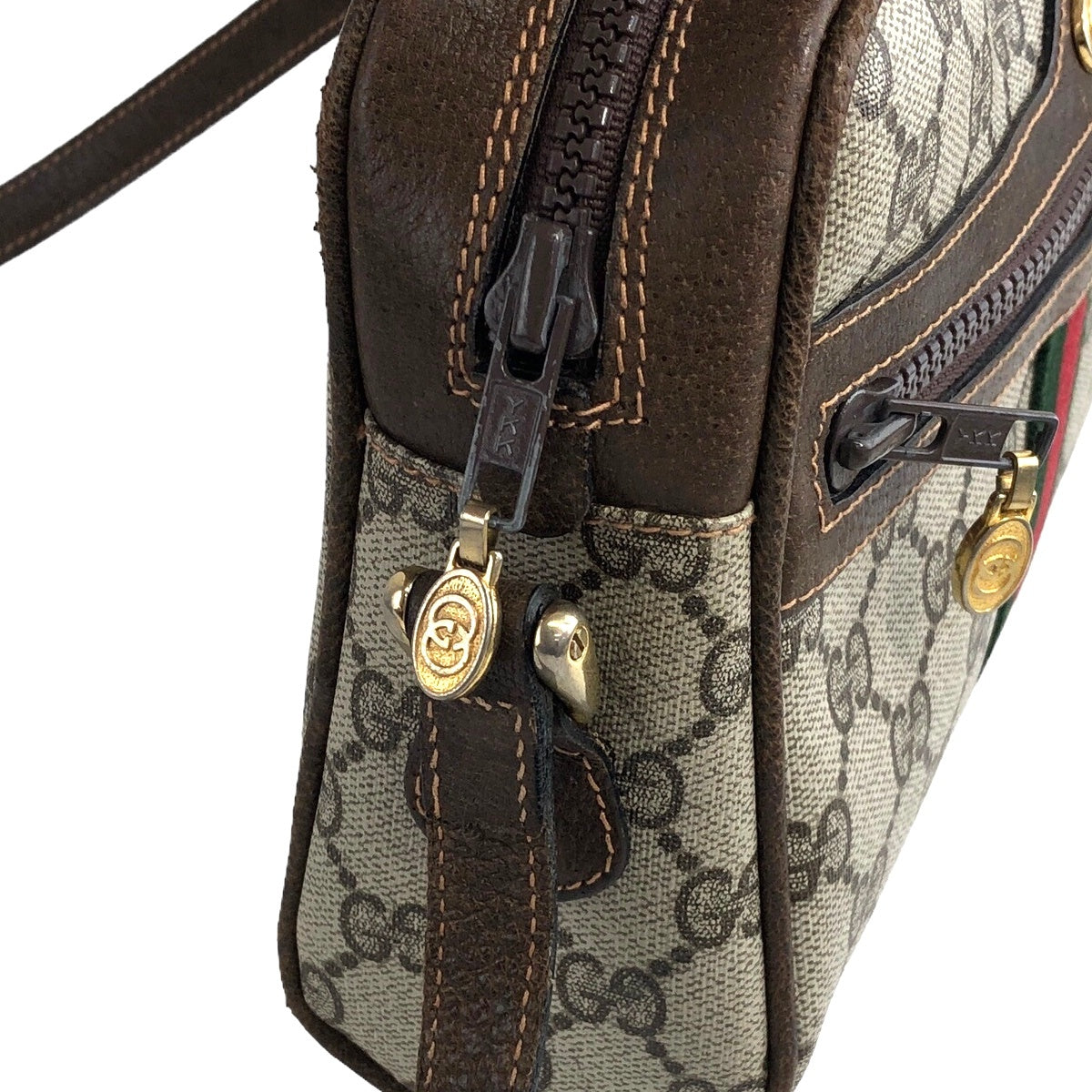 GUCCI GG Pattern Sherry Line Shoulder bag Beige Vintage GUCCI GG Pattern Sherry Line Shoulder bag Beige Vintage
