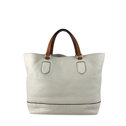GUCCI Logo Totebag Ivory×Brown Vintage rc7r6c
