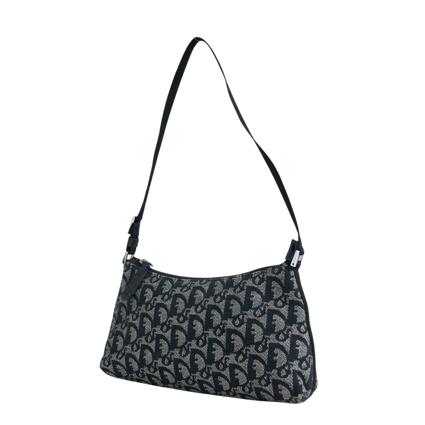 Christian Dior Trotter Shoulder bag Black Vintage vw744d