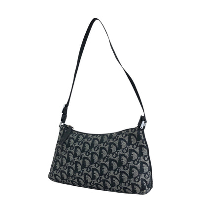 Christian Dior Trotter Shoulder bag Black Vintage vw744d