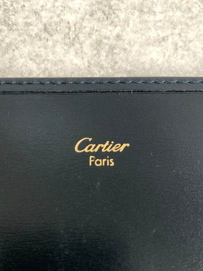 Cartier Long Wallet Black Vintage jwzwib