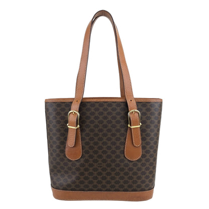 CELINE Macadam  Blason Handbag Totebag Brown Vintage 6gr8j7