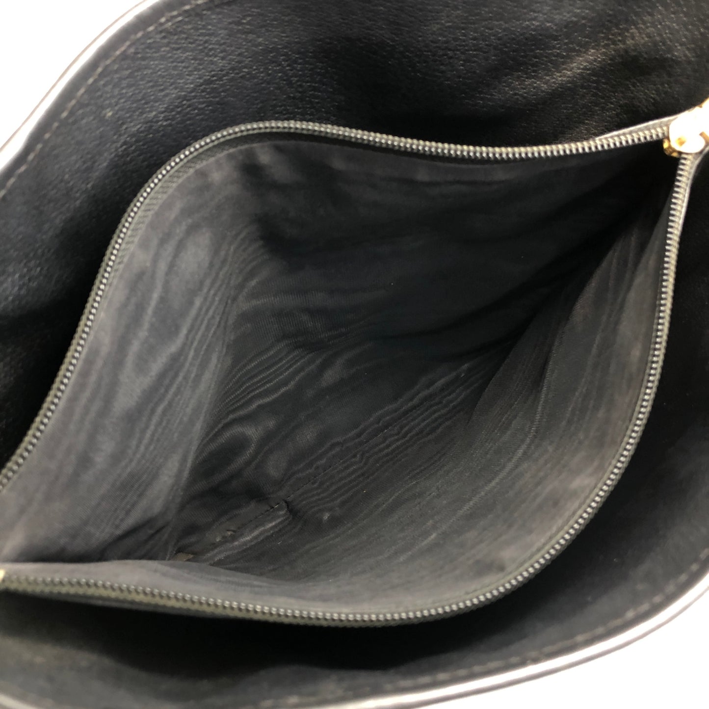 CELINE Macadam Blason Shoulder bag Totebag Black Vintage j4h5fa