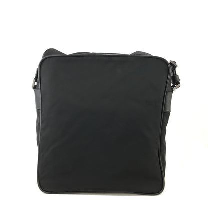 PRADA Triangle Logo Nylon Shoulder bag Black Vintage utfnwt