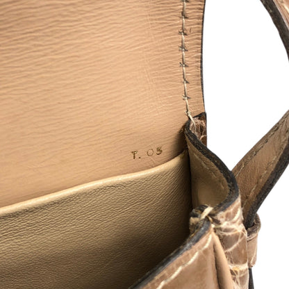 CELINE Blason Shoulder bag Brown Vintage 8xy6kp