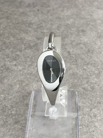 GUCCI Bangle Watch Silver 103 Vintage 5j8k5t
