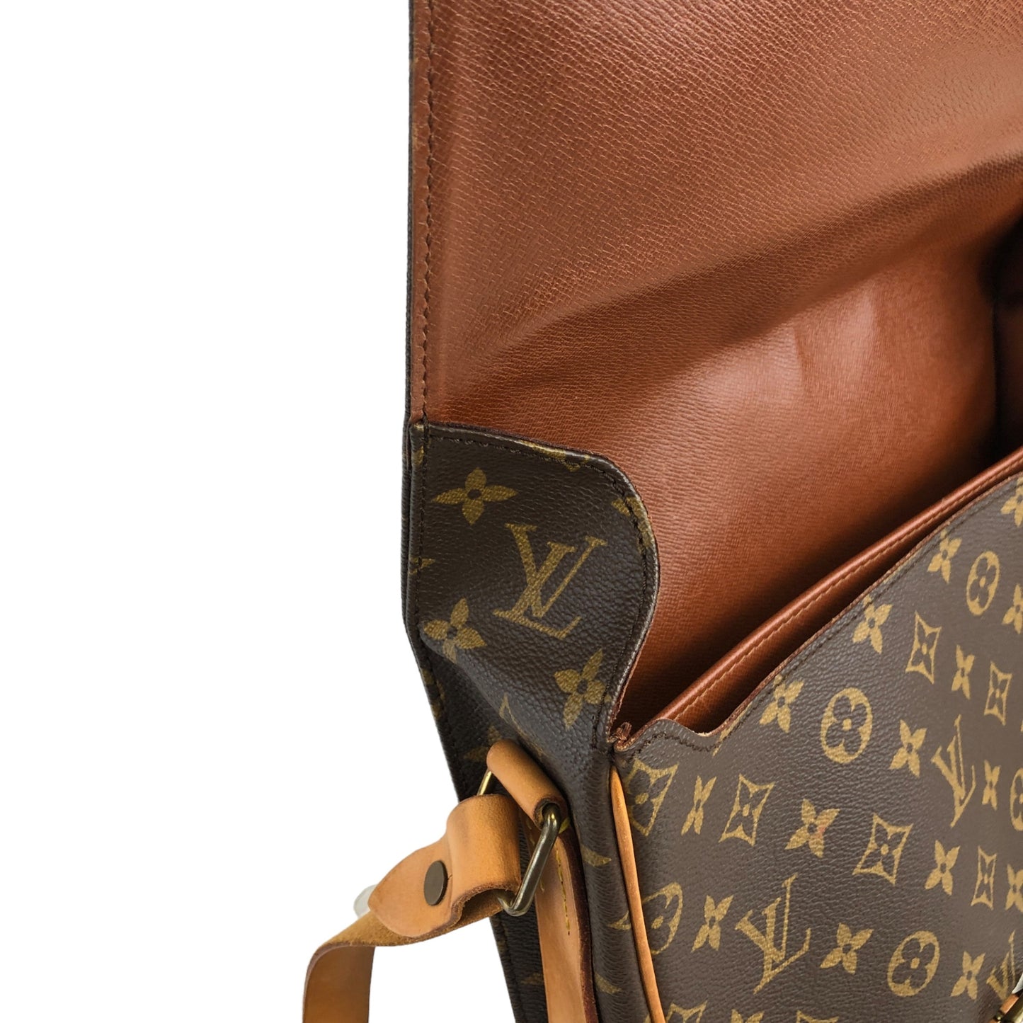 LOUIS VUITTON Monogram Shoulder bag Brown M51252 Vintage bvju5u