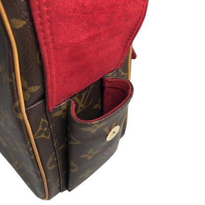 LOUIS VUITTON Monogram Handbag Brown M51161 Vintage vzg5g4