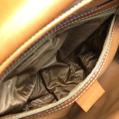 CELINE Macadam Triomphe Handbag Vanity bag Brown Vintage bfhyyr