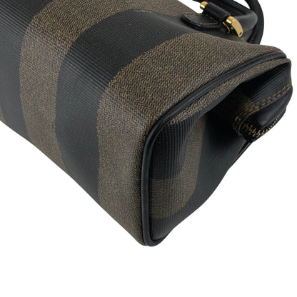 FENDI Pecan Logo Two-way Small Boston bag Shoulder bag  Black Vintage 6ymrwc