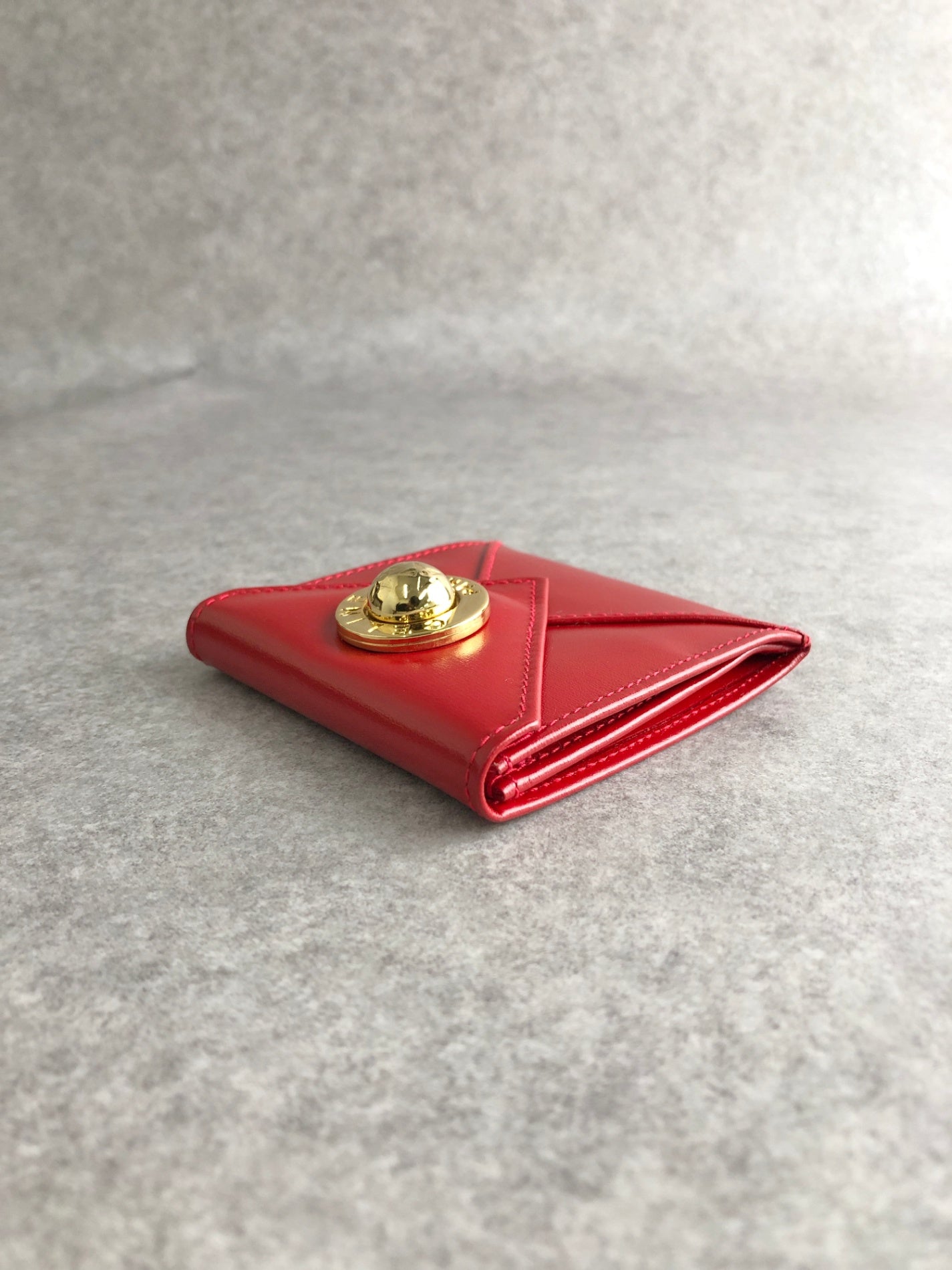 CELINE Starball Coin Purse Red Vintage f5dka3