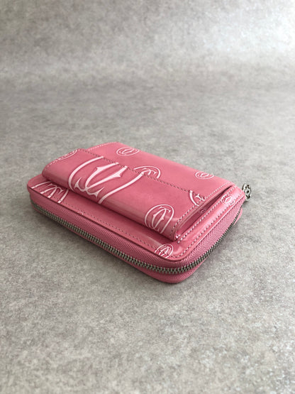 Cartier Folded Wallet Pink Vintage akkt2f
