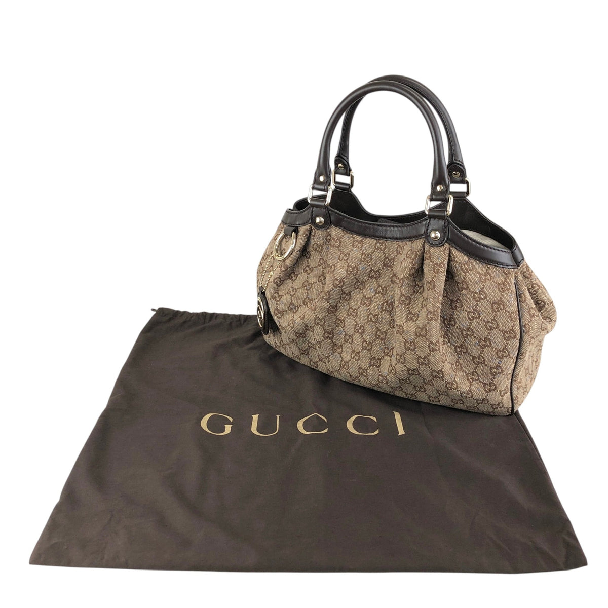 GUCCI GG Canvas Totebag Brown SUKEY Vintage cyznyp