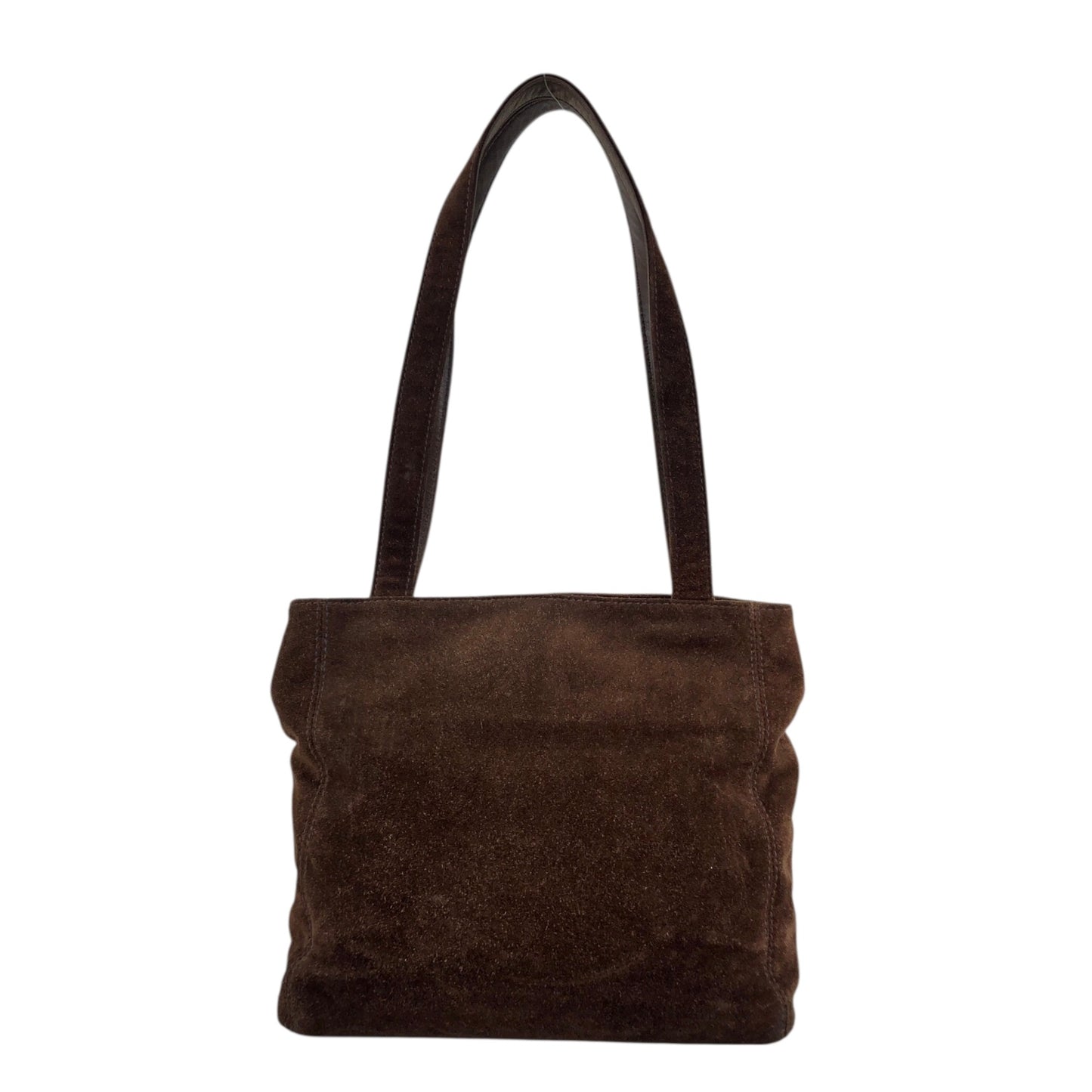 CHANEL Coco Mark Totebag Brown Vintage s32c85
