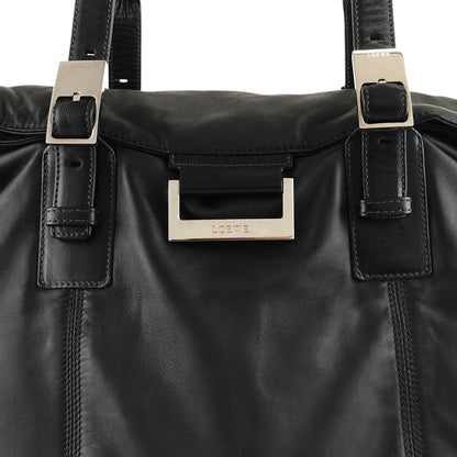 LOEWE Logo Handbag Black Vintage cs6yj7