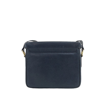 CELINE Horse Carriage Shoulder bag Navy Vintage ahfkd8