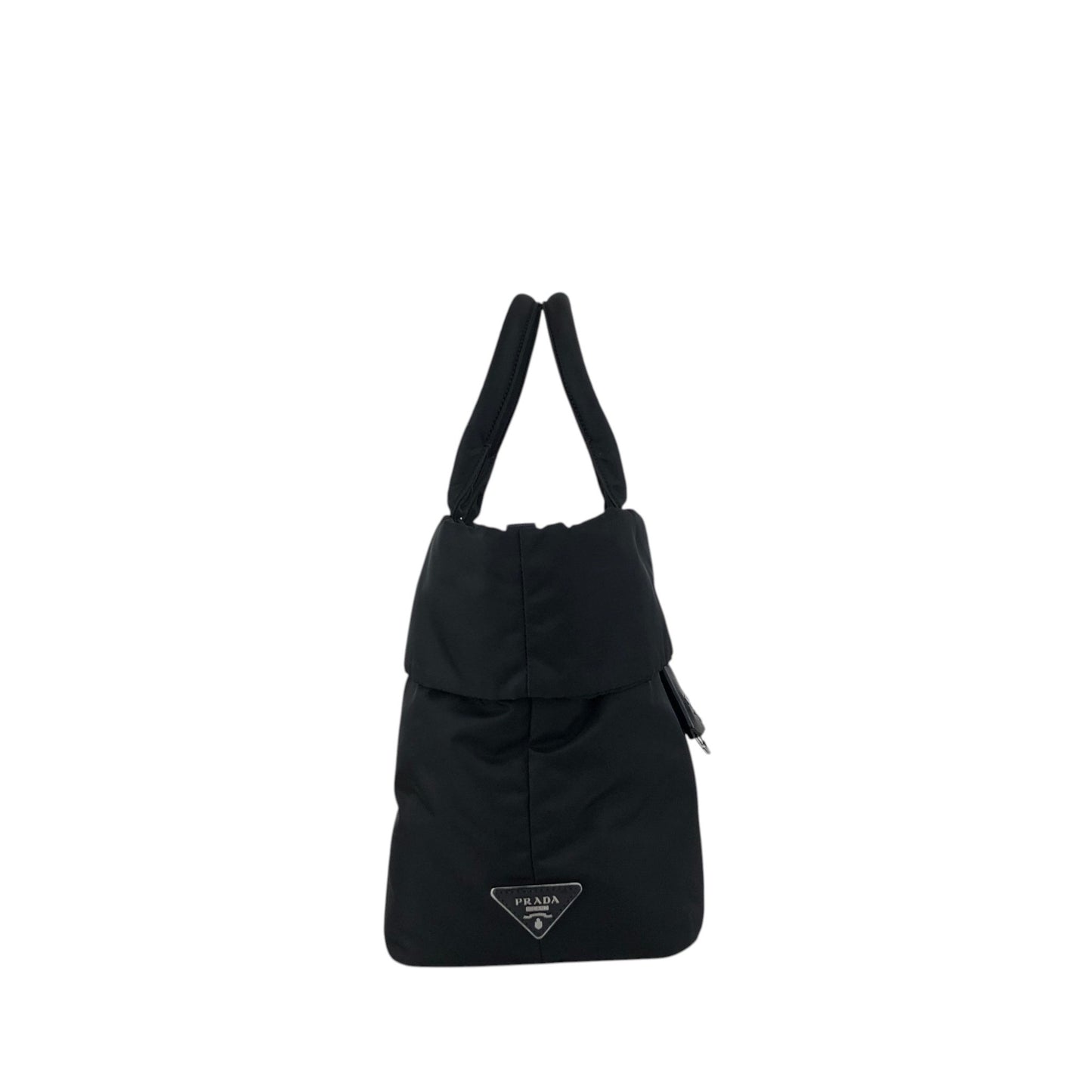 PRADA Tessuto Triangle Logo Two-way Handbag Shoulder bag Black BN1959 Vintage 3tmht8