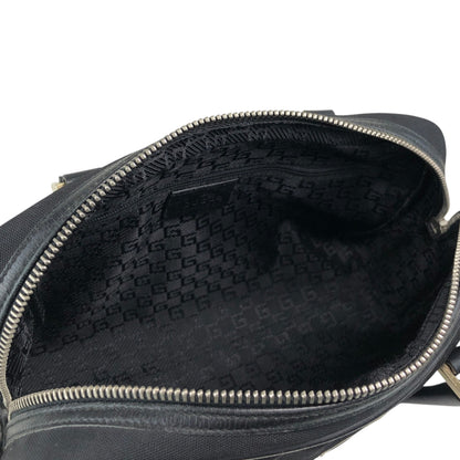 GUCCI Logo Small Boston bag Handbag Black Vintage zw2fwz