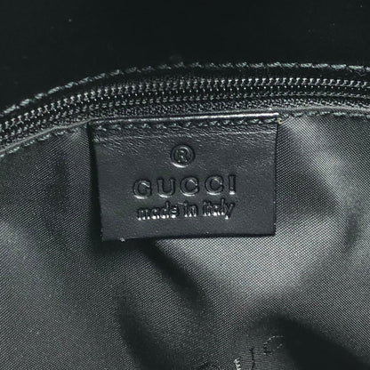 GUCCI Jackie Two-way Handbag Shoulder bag Black Vintage 4e6ara