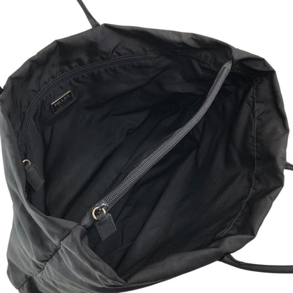 PRADA Tessuto Triangle Logo Totebag Black Vintage a5e385