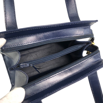 Christian Dior Logo Handbag Navy Vintage tx5uyv
