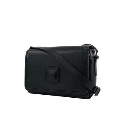 CELINE Blason Shoulder bag Black Vintage ted3ve