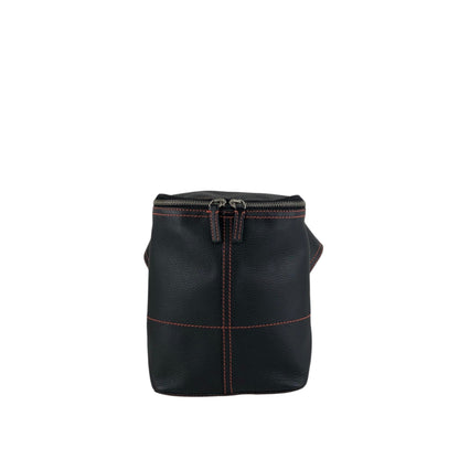 PRADA Stitch Shoulder bag Sling bag Black Vintage wg4cn6