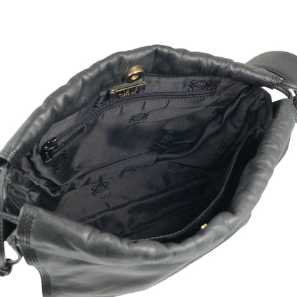 LOEWE Anagram Shoulder bag Black Vintage cdbjnf