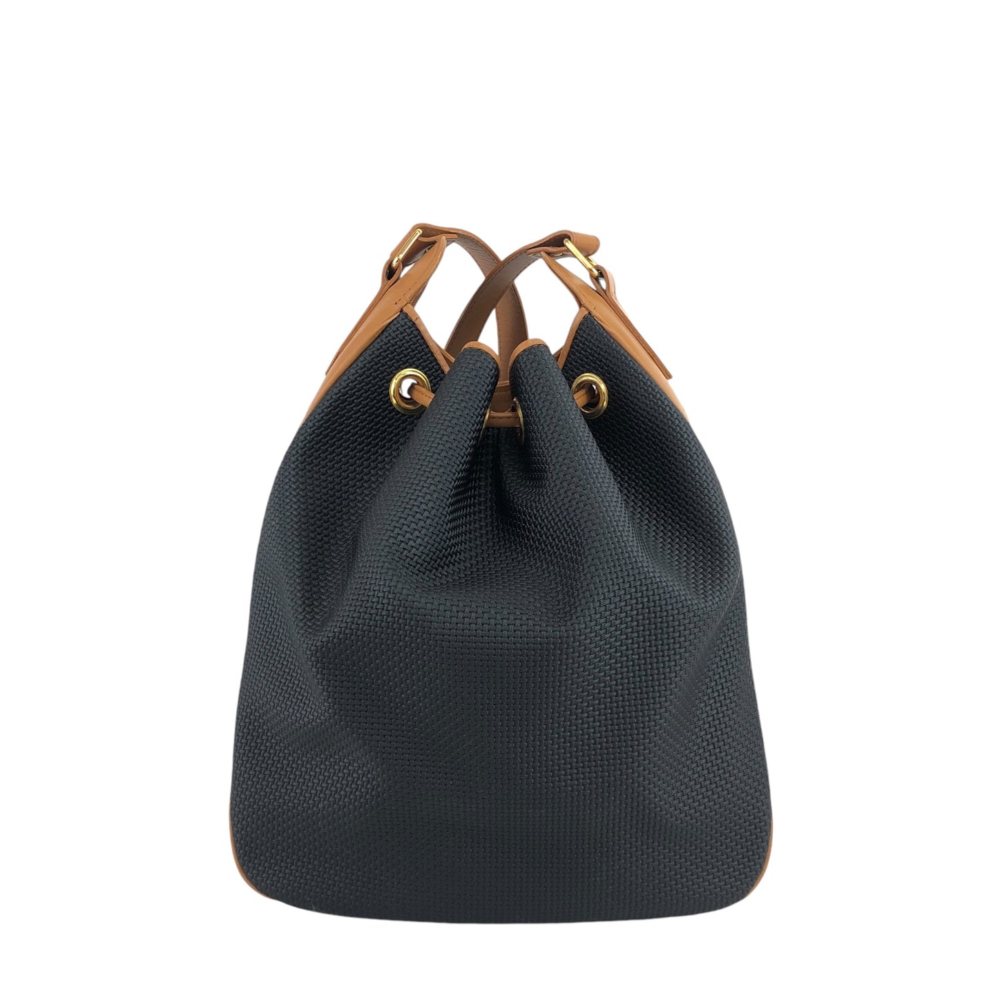 Yves Saint Laurent Drawstring Shoulder bag Black Vintage bnv4u7