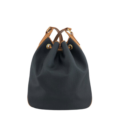 Yves Saint Laurent Drawstring Shoulder bag Black Vintage bnv4u7
