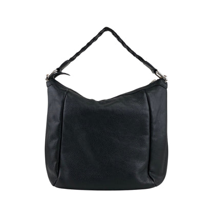 GUCCI Bamboo Shoulder bag Black Vintage a4vpvh