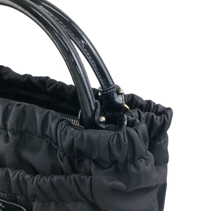 Salvatore Ferragamo Ribbon Handbag Black Vintage xucsbe