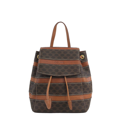 CELINE Macadam Backpack Brown Vintage gz2nkr