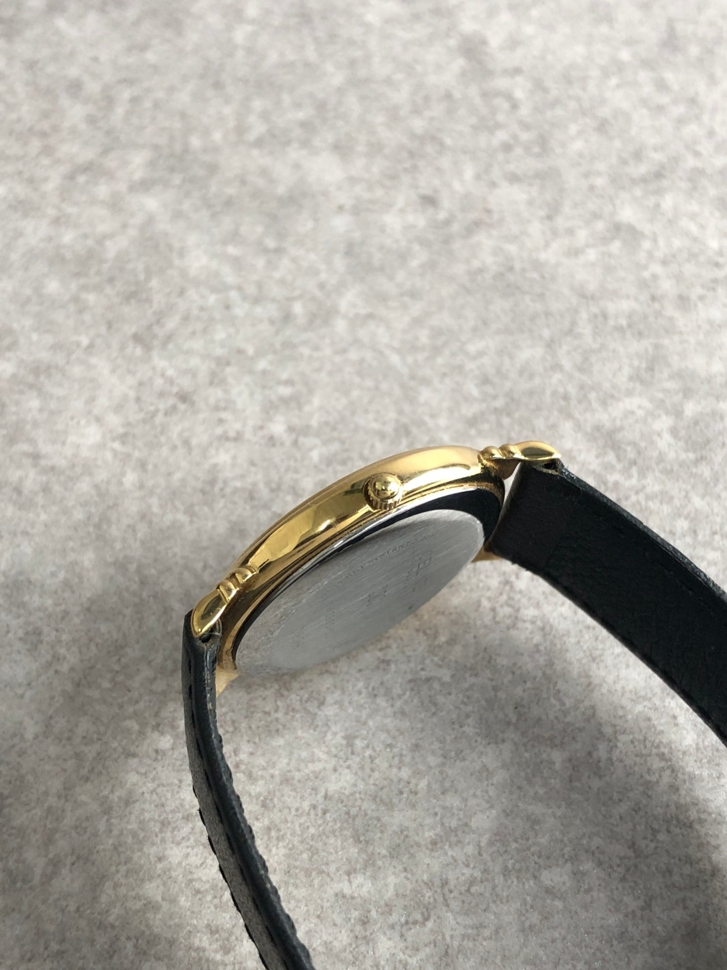 CELINE Watch Gold×Black Vintage k2wzaa